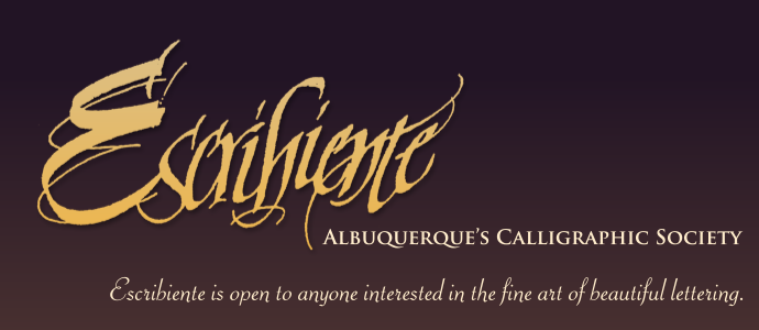 Escribiente - Open to anyone interested in the art of beautiful lettering.